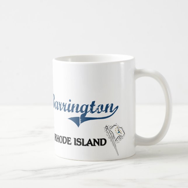 Mug Classique de ville de Barrington (Droite)