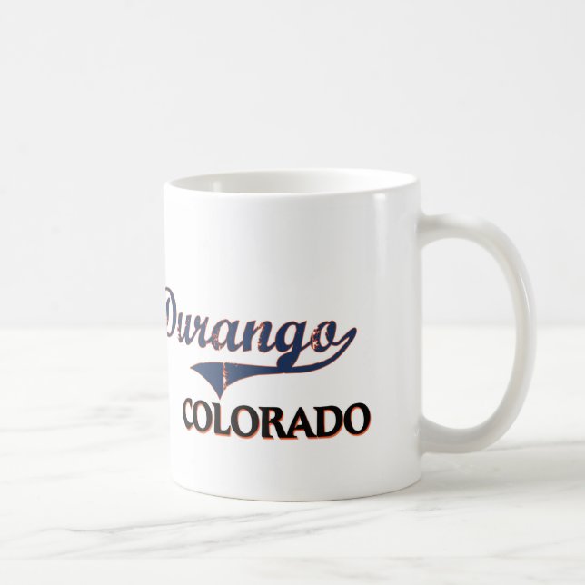 Mug Classique de ville de Durango le Colorado (Droite)
