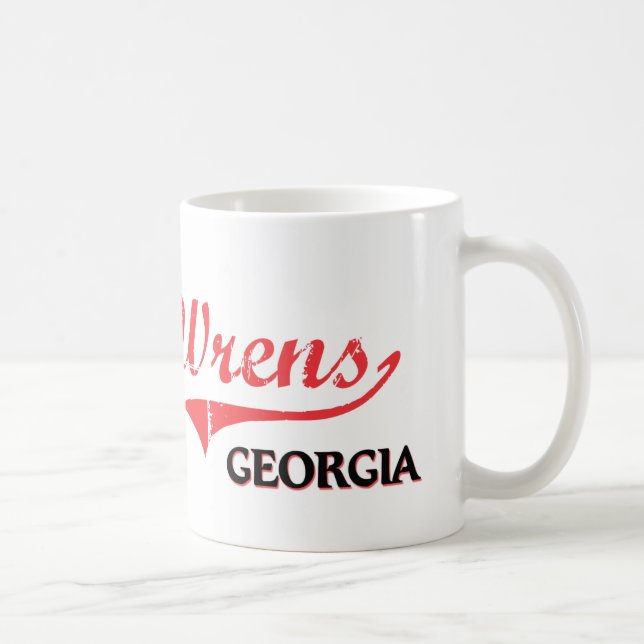 Mug Classique de ville de la Géorgie de roitelets (Droite)