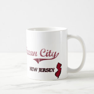 Mug Classique de ville de New Jersey de ville d'océan