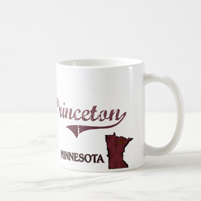 Mug Classique de ville de Princeton Minnesota (Droite)
