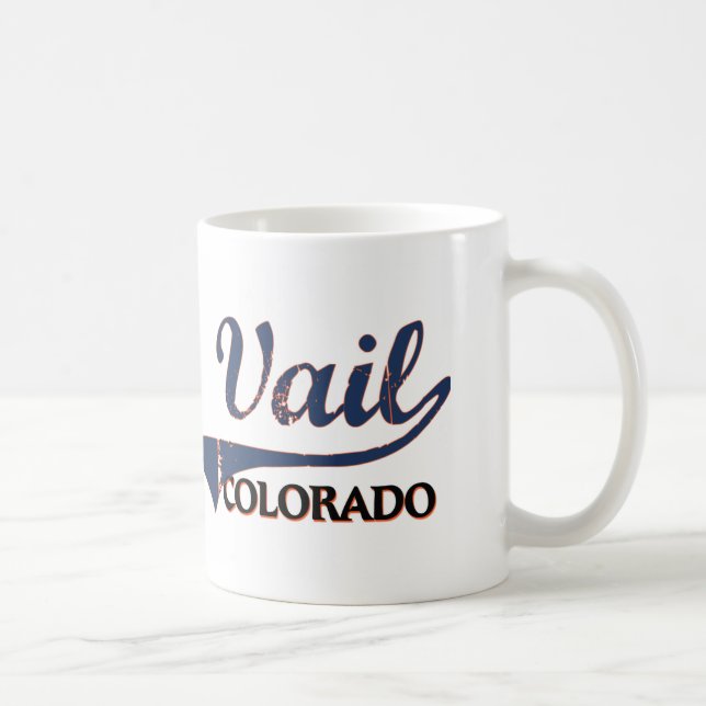Mug Classique de ville de Vail le Colorado (Droite)
