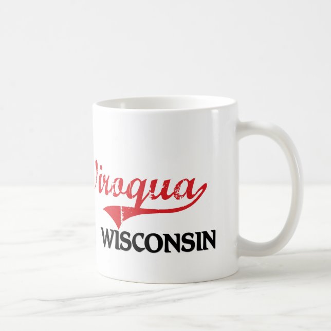 Mug Classique de ville de Viroqua le Wisconsin (Droite)