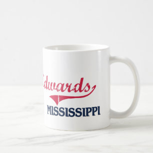 Mug Classique de ville d'Edwards Mississippi