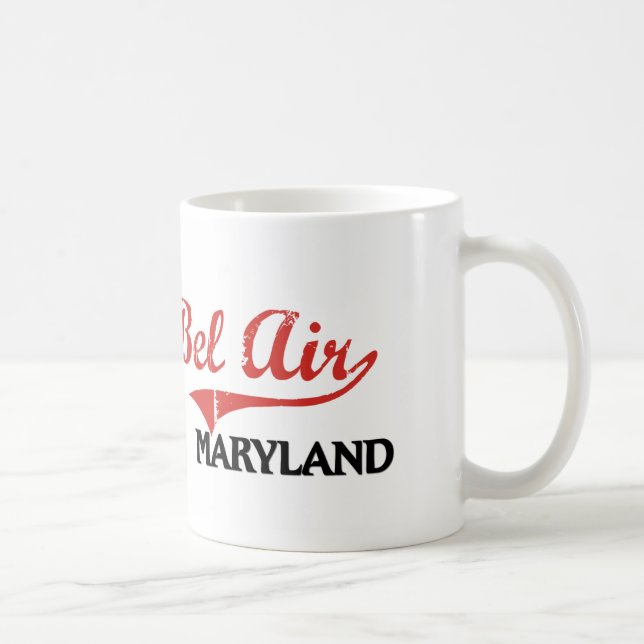 Mug Classique de ville du Maryland de Bel Air (Droite)