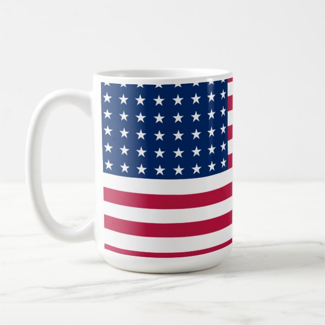Mug classique drapeau USA (Gauche)