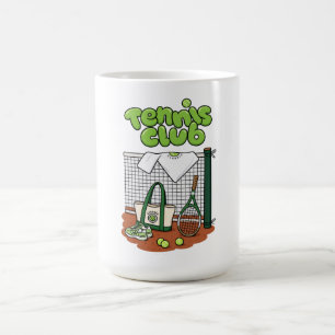 Mug Classique du Club de Tennis Graphique Sportif – Ve