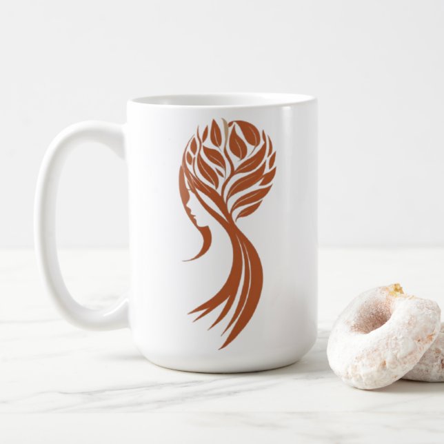 Mug classique élégant pour femmes (Avec donut)