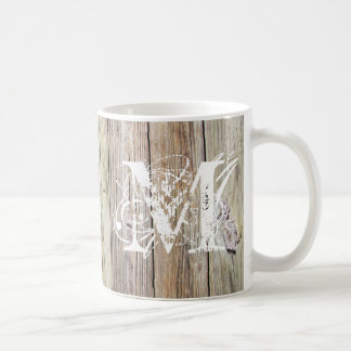 Mug classique en bois patiné