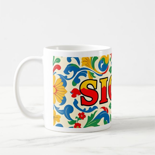 Mug classique en Sicile, 11 oz (Gauche)