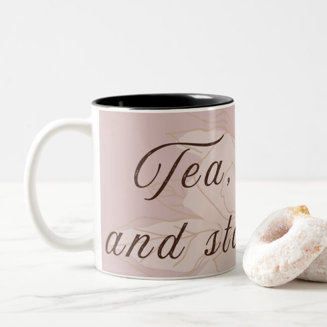 Mug Classique - Esthétique Minimaliste Inspirée de (Avec donut)