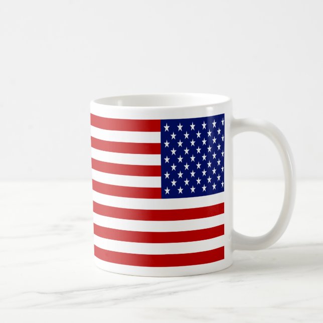 Mug Classique et Cool Drapeau Américain Patriotique (Droite)