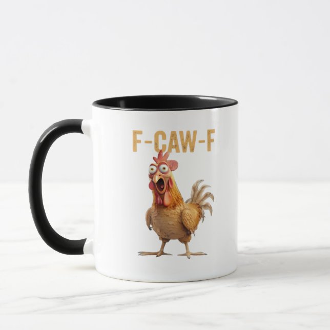 Mug Classique F-Caw-F de poulet (Gauche)