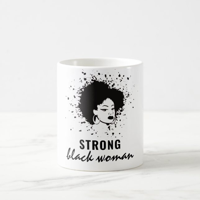 Mug classique femme noire forte (Centre)