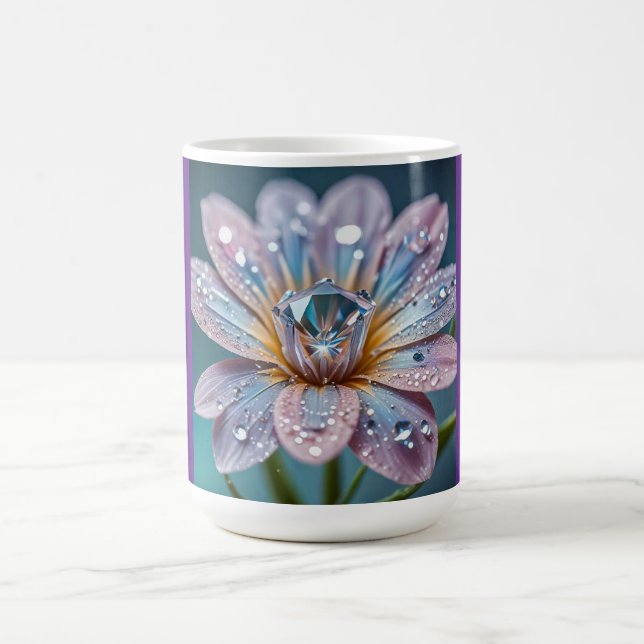 Mug Classique (Fleur Étincelante-11) (Centre)