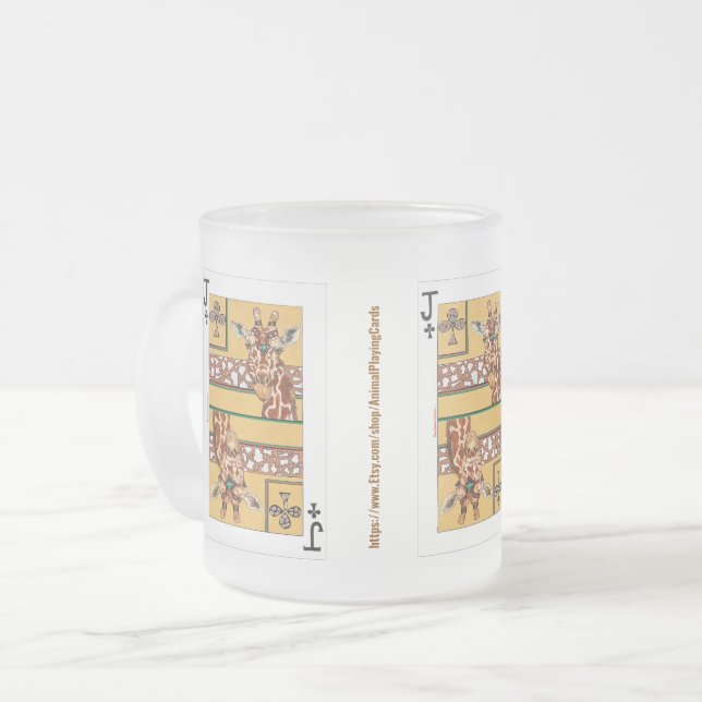 Mug classique, Jack of Clubs : Giraffe (Devant gauche)