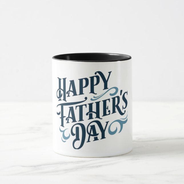 Mug classique Joyeuse Fête des Pères pour papa | T (Centre)