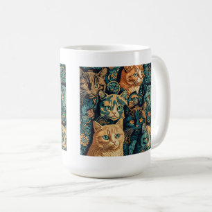 Mug classique Motif de chat, 15 oz
