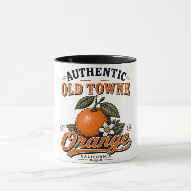 Mug Classique Old Towne Orange (Centre)
