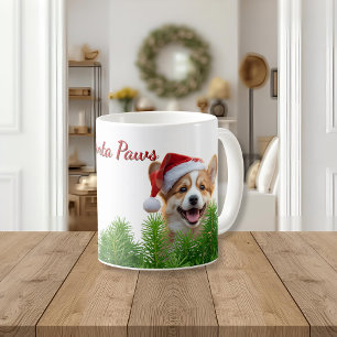 Mug Classique Personnalisé – Modèle Santa Paws Cor