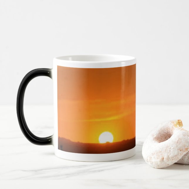 Mug classique Sunset, 11 oz (Avec donut)
