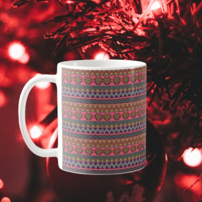 Mug Classique Tribal Vibe - Bold Boho Morning Ener (Créateur téléchargé)