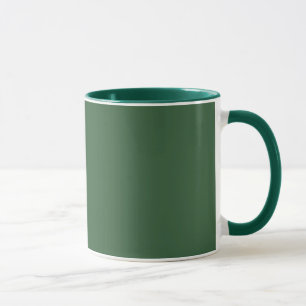 Mug Classique Vert Chasseur Uni pour un Usage Quot