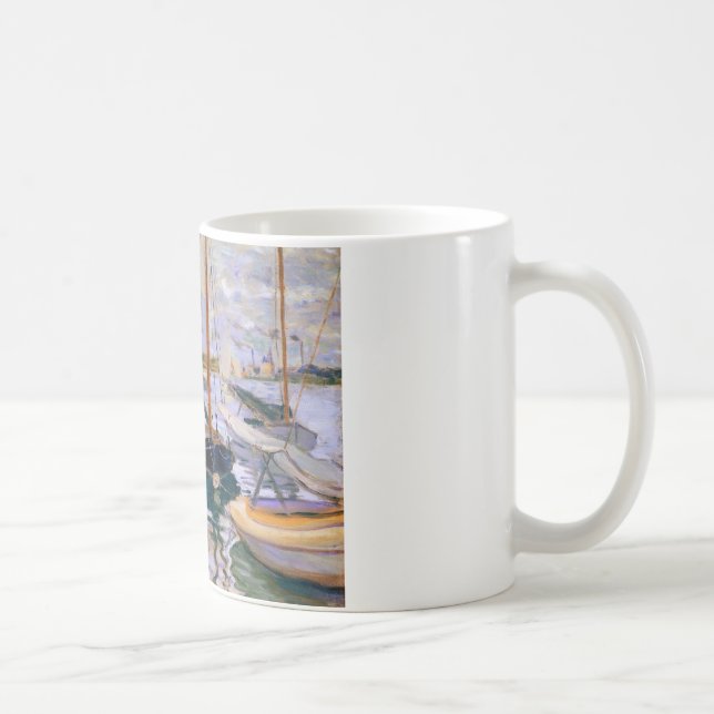 Mug Claude Monet - Bateaux à voile sur la Seine (Droite)