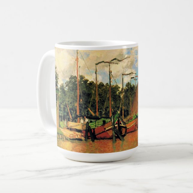 Mug Claude Monet, Bateaux à Zaandam, (Devant gauche)