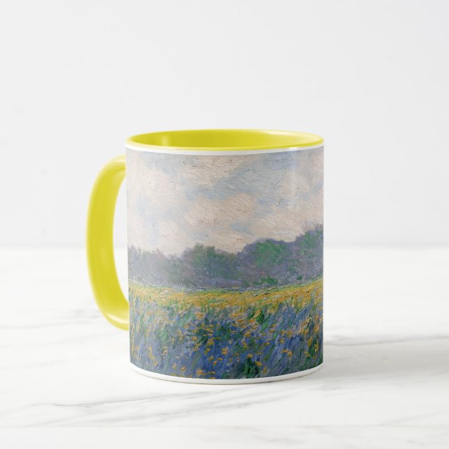 Mug Claude Monet - Champ d'iris jaunes à Giverny (Devant gauche)