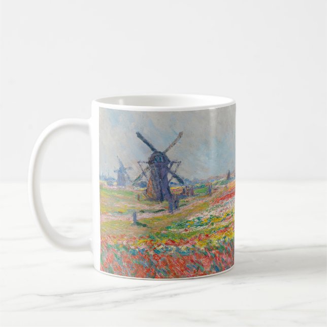 Mug Claude Monet - Champs de tulipe près de La Haye (Gauche)