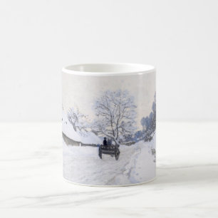 Mug Claude Monet - Chariot sur la route enneigée à Hon