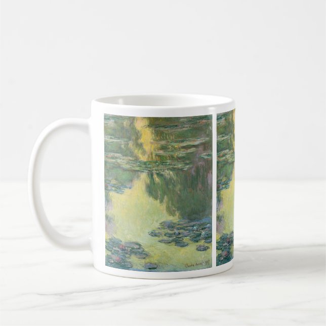 Mug Claude Monet Classic Painting, Nénuphar (1907) (Gauche)