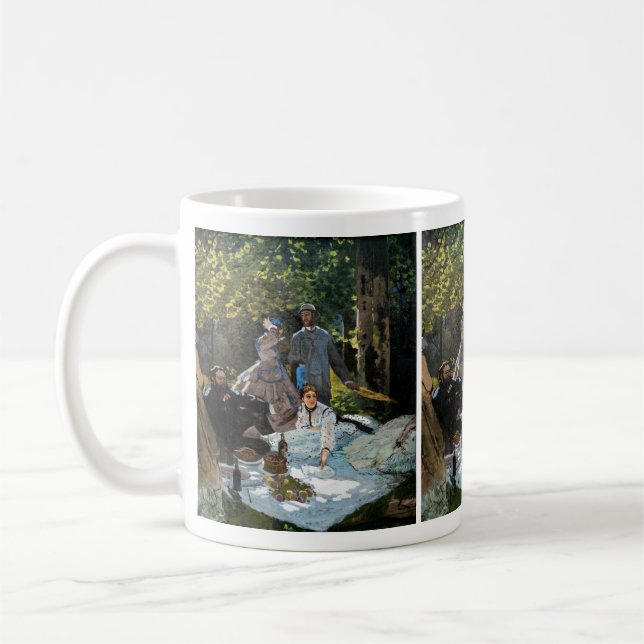 Mug Claude Monet - Déjeuner sur l'herbe, panneau droit (Gauche)