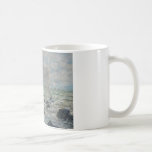 Mug Claude Monet - Filets de pêche à Pourville<br><div class="desc">Filets de pêche à Pourville par Claude Monet, 1882. Claude Monet a été un fondateur de la peinture impressionniste française, et le praticien le plus cohérent et le plus prolifique de la philosophie du mouvement d'exprimer ses perceptions avant la nature, surtout en ce qui concerne la peinture paysage en plein...</div>