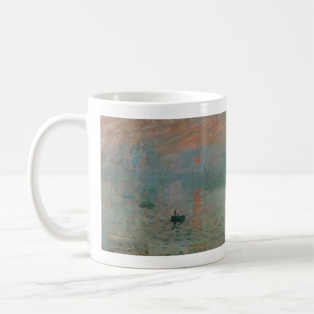 Mug Claude Monet Impression Soleil levant (soleil leva (Gauche)
