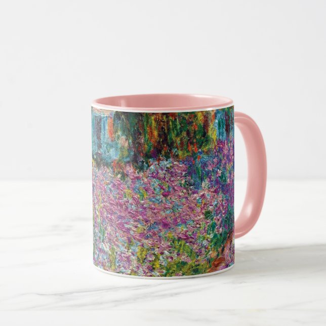 Mug Claude Monet - Iris dans le jardin de Monet Beaux- (Devant droit)