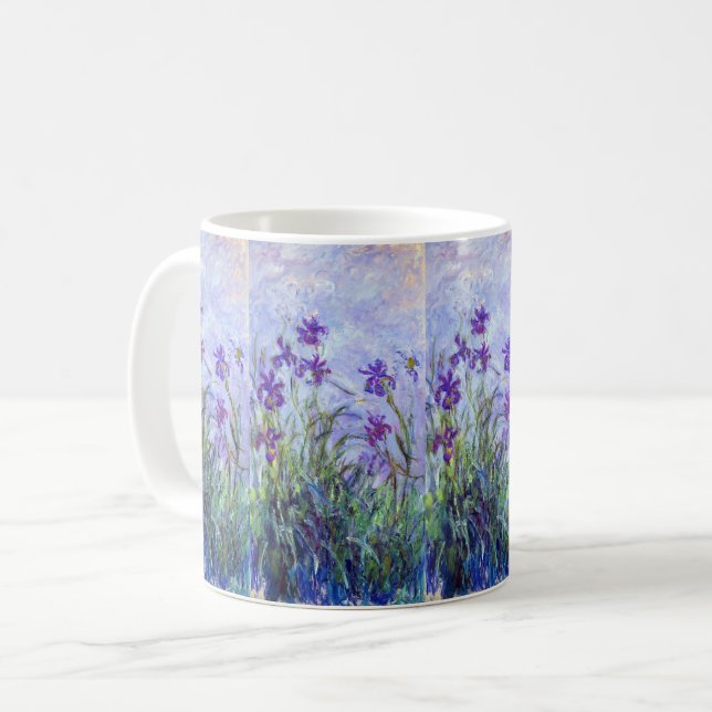 Mug Claude Monet - Iris Mauves / Iris Lilac (Devant gauche)