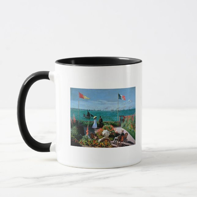 Mug Claude Monet | la terrasse chez Sainte-Adresse, (Gauche)