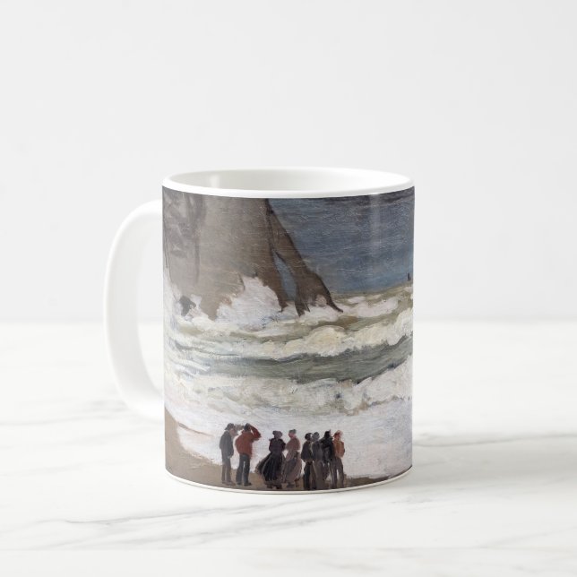 Mug Claude Monet - Mer agitée à Etretat (Devant gauche)
