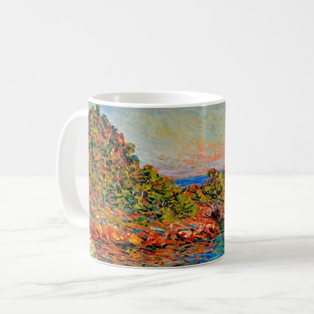 Mug Claude Monet peinture, près de Monte Carlo (Devant gauche)