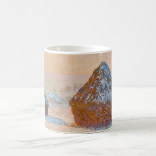 Mug Claude Monet - Piles à roues, Effet neige, Matin
