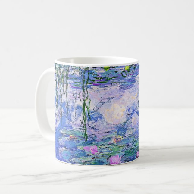 Mug Claude Monet Water Lilie L'Art Impressionniste Fra (Devant gauche)