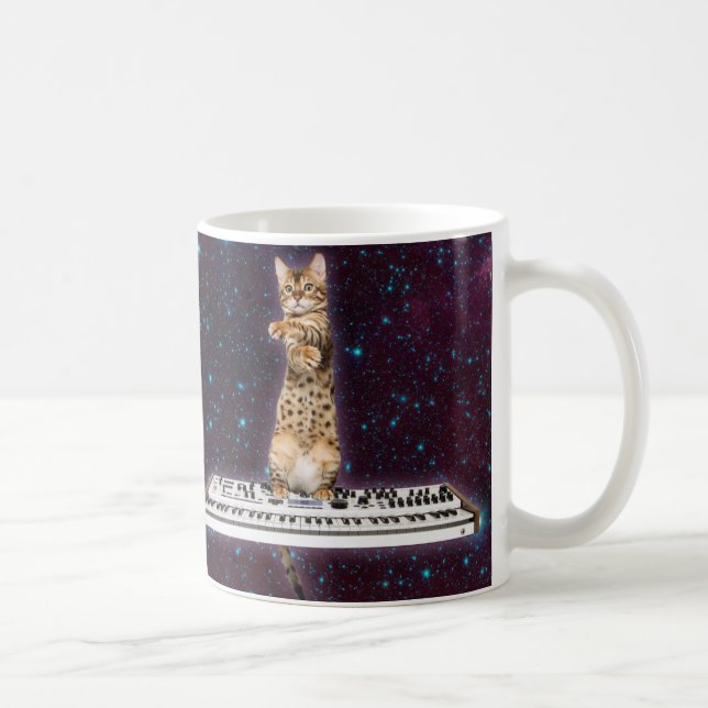 Mug Clavier chat frappe à nouveau (Droite)