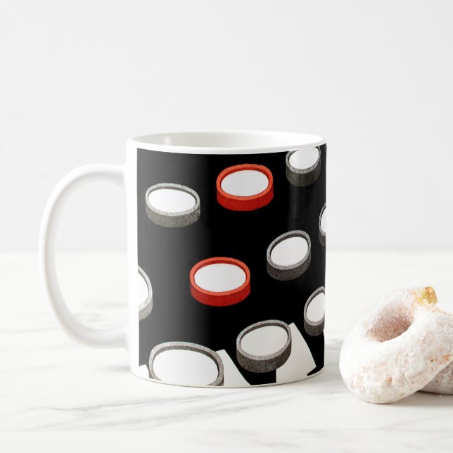 Mug Clavier de machine à écrire ancienne de style rétr (Avec donut)