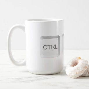 Mug Clavier d'ordinateur CTRL ALT DEL de SlipperyJoe
