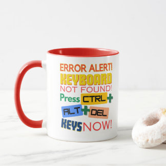 Mug Clavier d'ordinateur non trouvé !