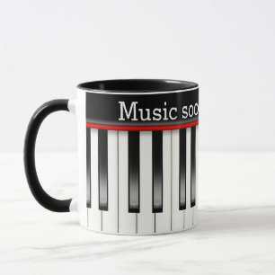 Mug Clavier Piano Avec Citation Musique