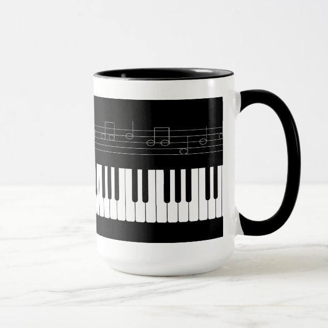Mug Clavier pour piano (Droite)