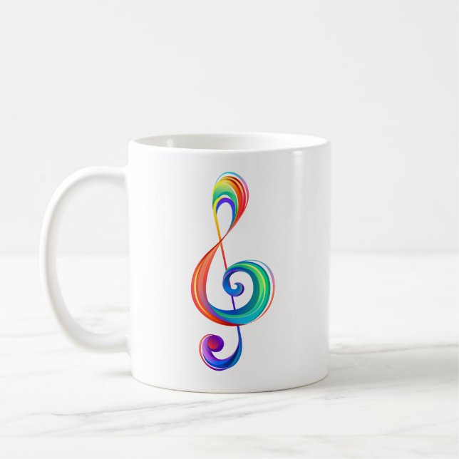 Mug Clé arc-en-ciel (Gauche)